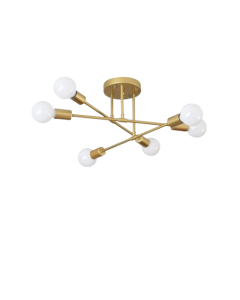 Modern Long Pole Rotating Ceiling Lamp