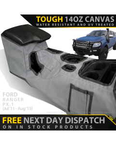 Ford Ranger PX I AUTO Retro Canvas Centre Console Organiser (In Stock)