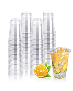 720x 14oz/420ml Premium Clear Plastic Cups - Extra Strong PET BPA Free (Bulk Pack)