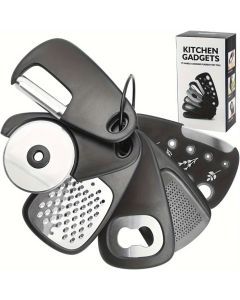 Kitchen Gadget Set Stainless Steel for RV & Camping (6pcs)