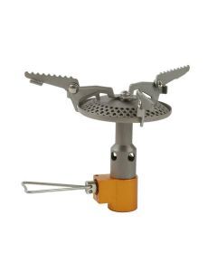 Mini Titanium Camping Stove Silver