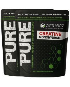 2KG Pure Lean Nutrition Creatine Monohydrate Powder - Micronised (HPLC Tested Gym Supplement)