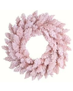 Pink Snowy Pine Christmas Wreath