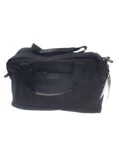 FIB Byron Cotton Canvas Overnight Bag - Black (Travel Duffle)