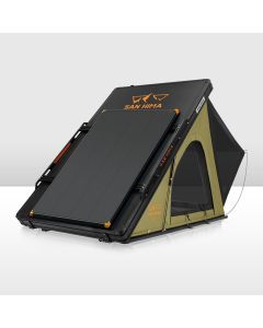 San Hima Kalbarri Lite Rooftop Tent Hardshell+200W Shingled Solar Panel+Rack