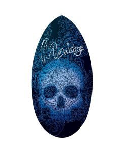 Maddog Wedge Plywood Skim Board 41" inch blue Skull Pattern