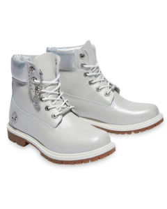 Timberland Womens Heritage 6 Inch Waterproof Winter Boots - Light Grey