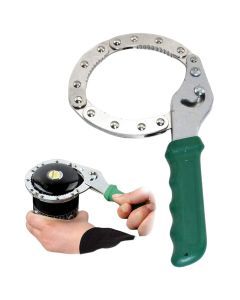 Adjustable Oil Filter Wrench - Universal Chain Style Non-Slip Remover