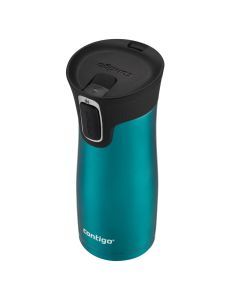 Contigo 473ml  AutoSeal Travel Mug - Teal Portable Stainless Steel Tumbler