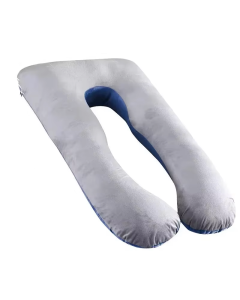 U-Shaped Pregnancy Pillow Pure Cotton Cushion Grey