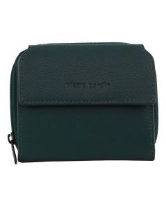 Pierre Cardin Ladies Leather Tri-Fold Tab Zip Around Wallet - Zirkon