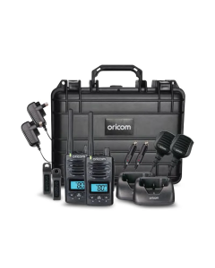 Oricom DTXTP600 5 Watt IP67 Waterproof Handheld UHF CB Radio Trade Pack (Twin Radios)