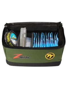 TT Lures Deluxe ZMan Green Tackle Block - Soft Fishing Tackle Bag