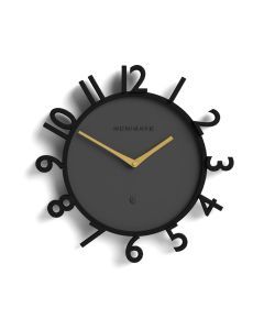 Newgate Monorail Wall Clock-Black