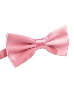 Mens Light Pink Bow Tie (Pre-Tied Classic Formal Necktie)