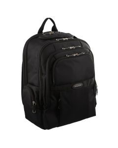 Pierre Cardin 30L Large Padded Travel Backpack - Black (w/ 13" Laptop Sleeve)
