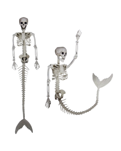 Mermaid Skeleton Decoration -  Nautical Theme Hanging Prop