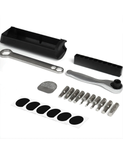 Magnetic Frame Tool Box Inner Storage Bag with Wrench Black