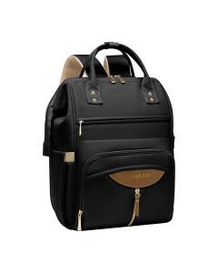 Bopeep Nappy Changing Bag Mummy Backpack Baby Diaper Bag Travel Waterproof Black