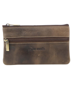 Pierre Cardin Womens Genuine Leather RFID Coin Purse Wallet - Mushroom