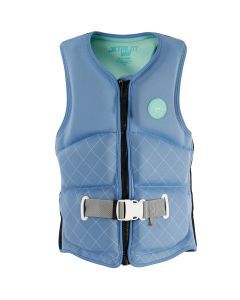 Jetpilot Allure Blue Segmented Front Entry Women's Life Jacket Vest Sizes 6-16