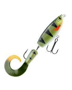 21cm Storm RIP Seeker Jerk Rigged Fishing Lure With Spare Tail - Perch