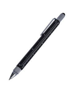 6-in-1 Multifunction Trade Pen with Stylus, Screwdrivers, Ruler & Bubble Level