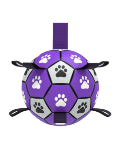 Rubber Dog Durable Soccer Ball with Straps