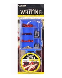 Gillies Whiting Tackle Pack - 100 Piece Assorted Tackle Kit With 8lb Fishing Line