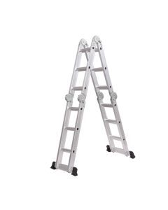 Traderight Multi Purpose Ladder Aluminium Folding Platform Extension Step 3.6m