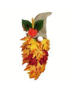 Halloween Gnome Door Hanging Wreath