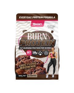 Maxines Burn Protein Choc Fudge Brownie 900g