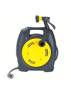 Garden Hose Reel Trolley with Hose