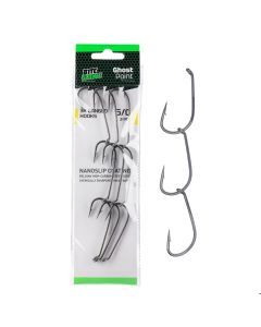 Bite Science Ghostpoint 3 Sets of 3 Size 6/0 Chemically Sharpened Ganged Hooks