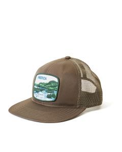 Goorin Brothers Uhmerrica Trucker Cap - Coffee Brown (America Baseball Hat)