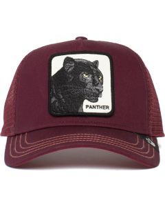Goorin Brothers Mens Panther Trucker Cap - Maroon (Snapback Baseball Hat)