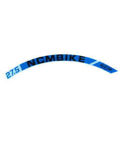 NCM Bikes rim sticker 27.5 inch Moscow [Blue]