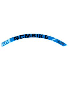 NCM Bikes rim sticker 29 inch Moscow [Blue]