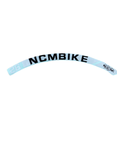 NCM Bikes rim sticker 26 inch Prague [White]