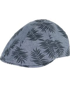 Goorin Mens Beach Please Ivy Flat Cap Newsboy Hawaiian Hat - Navy