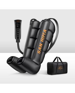 San Hima Air Compression Recovery Boots Full Leg Massager for Circulation Large