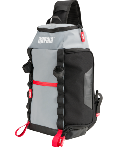 Rapala Countdown Fishing Sling Bag with Multiple Storage and Rustproof Zippers