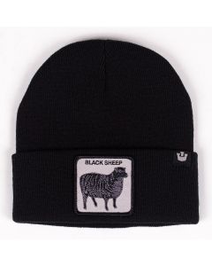 Goorin Bros Sheep for Brains Beanie - Black (Warm Winter Ski Hat - Animal Series)