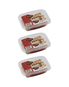 3x 454g Achva Sesame Halva with Vanilla & Chocolate Marble (Kosher Parve) - Product of Israel (Bulk Pack)