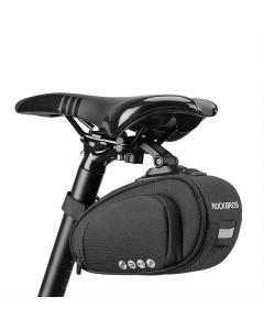 Rainproof Shockproof Bike Saddle Seatpost Bag Black