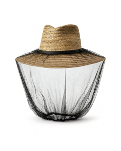 Mosquito Hat Net - Mesh Insect Protector for Fishing/Outdoors - Black