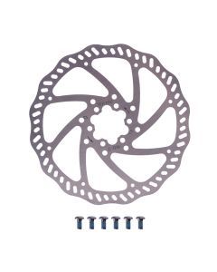 Disc Brake Rotor TR160-7 Silver