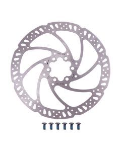 Disc Brake Rotor TR180-24 Silver