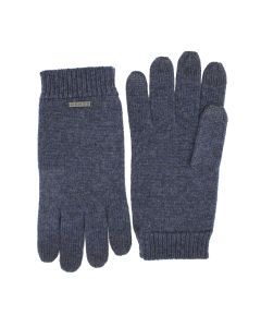 Dents Mens Pure Merino Wool Touchscreen Gloves - Indigo