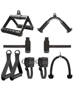 Iron Lat Pull-Down Attachment Set (6pcs)